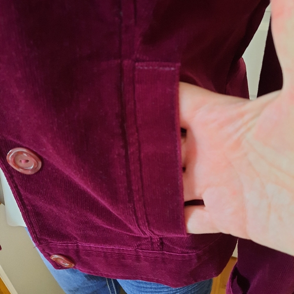 Jones New York deep plum jacket/blazer - Picture 6 of 9